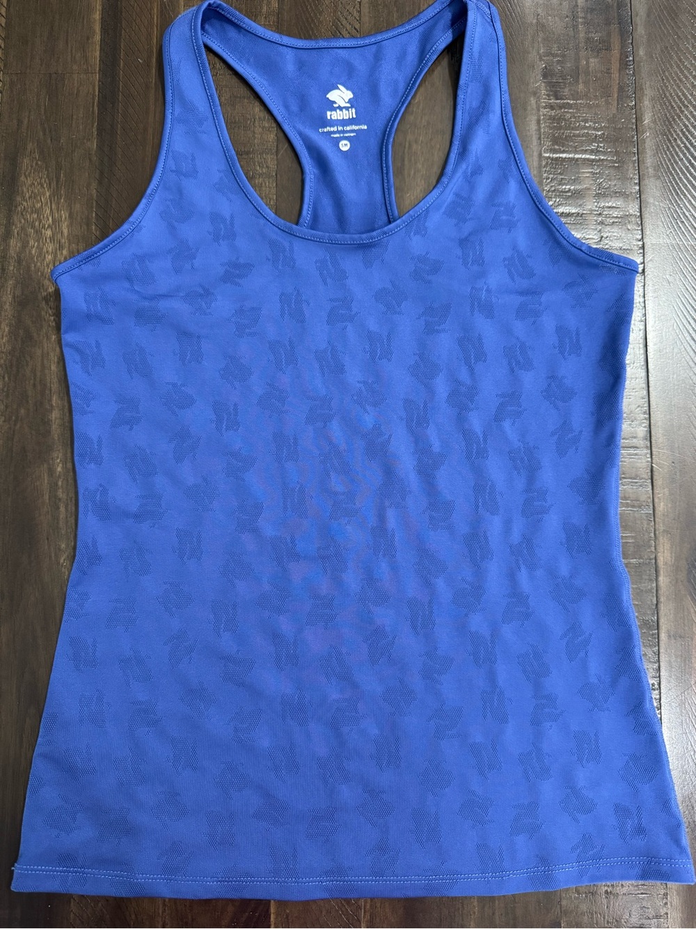 Rabbit bunny hop Running Tank Top - Blue Women's Racerback